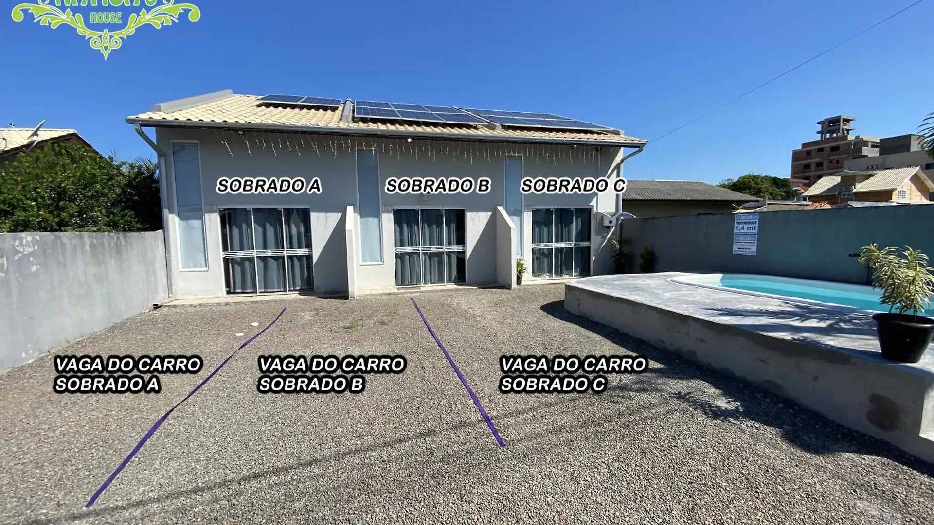 Sobrados Aconchegante Com Piscina 